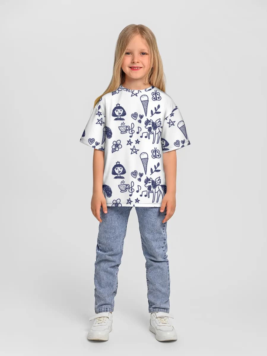 Children's T-shirt. Oversized