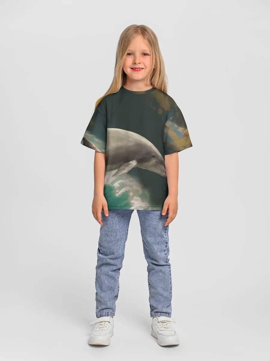 Children's T-shirt. Oversized