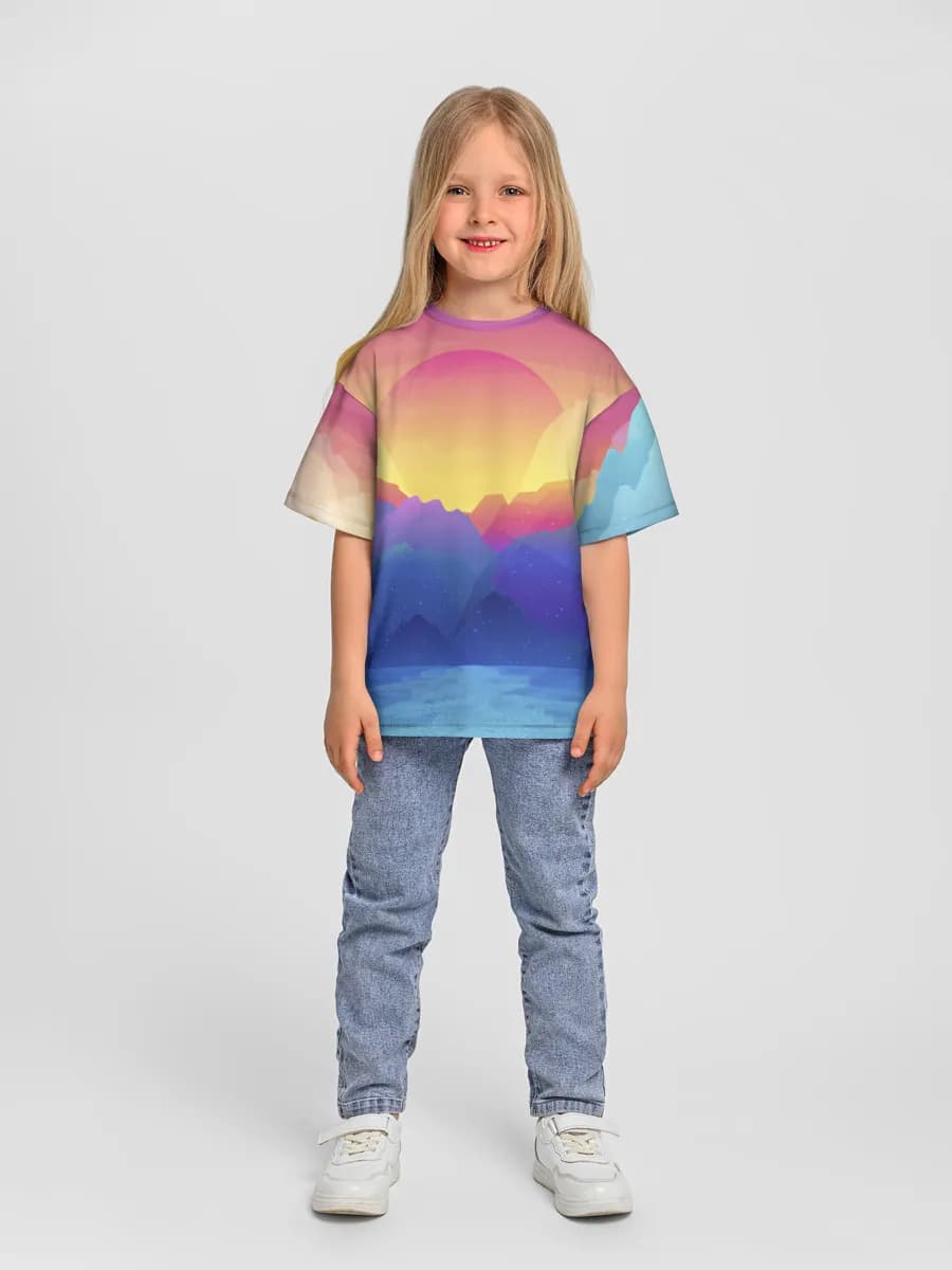 Children's T-shirt. Oversized