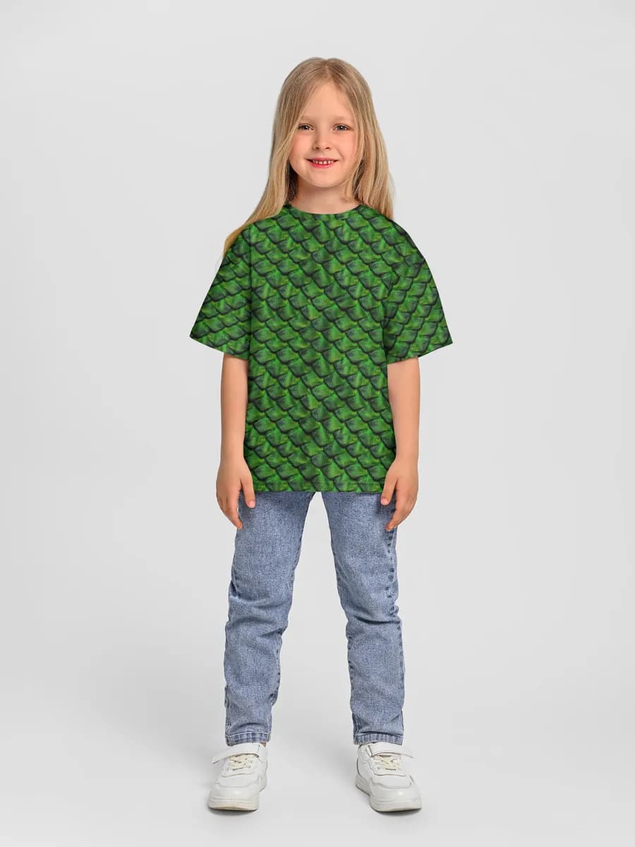 Green Reptile Scales