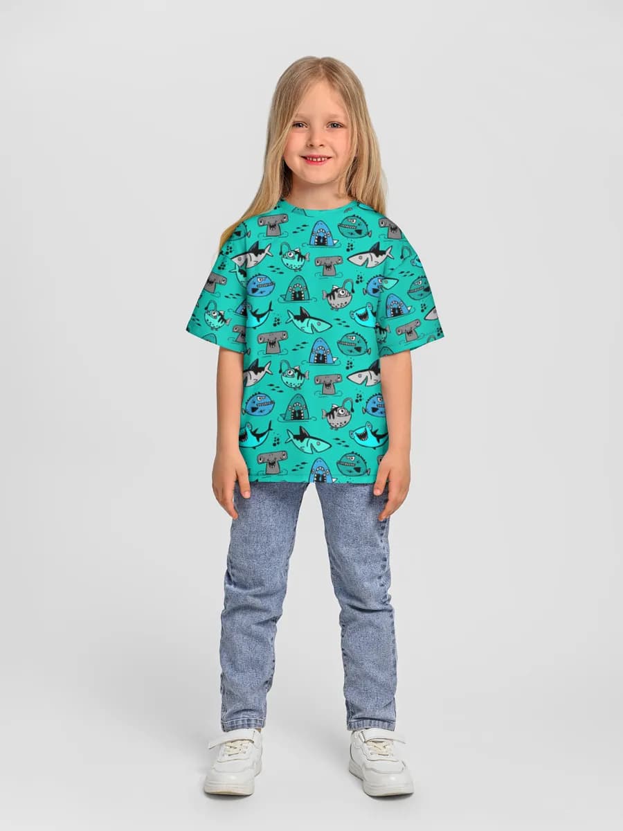 Children's T-shirt. Oversized