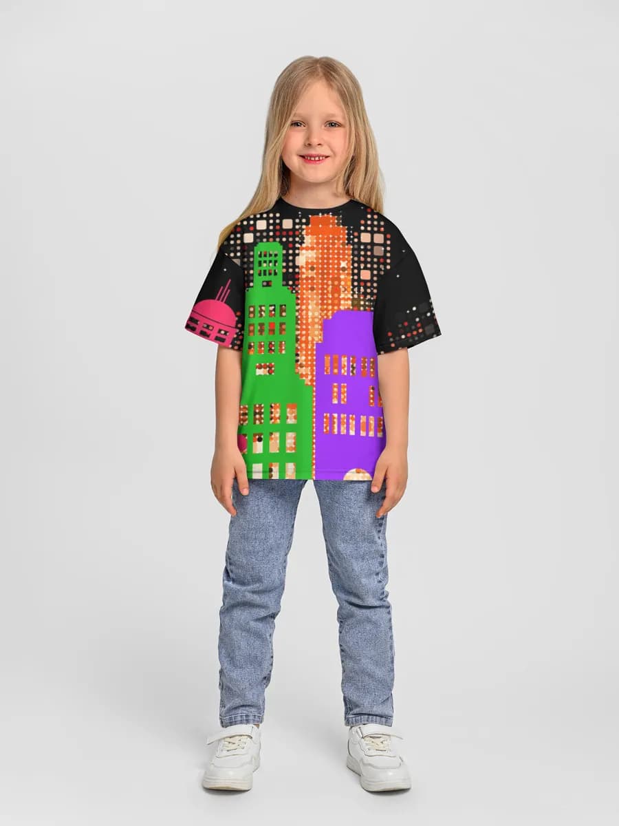 Neon City Skyline