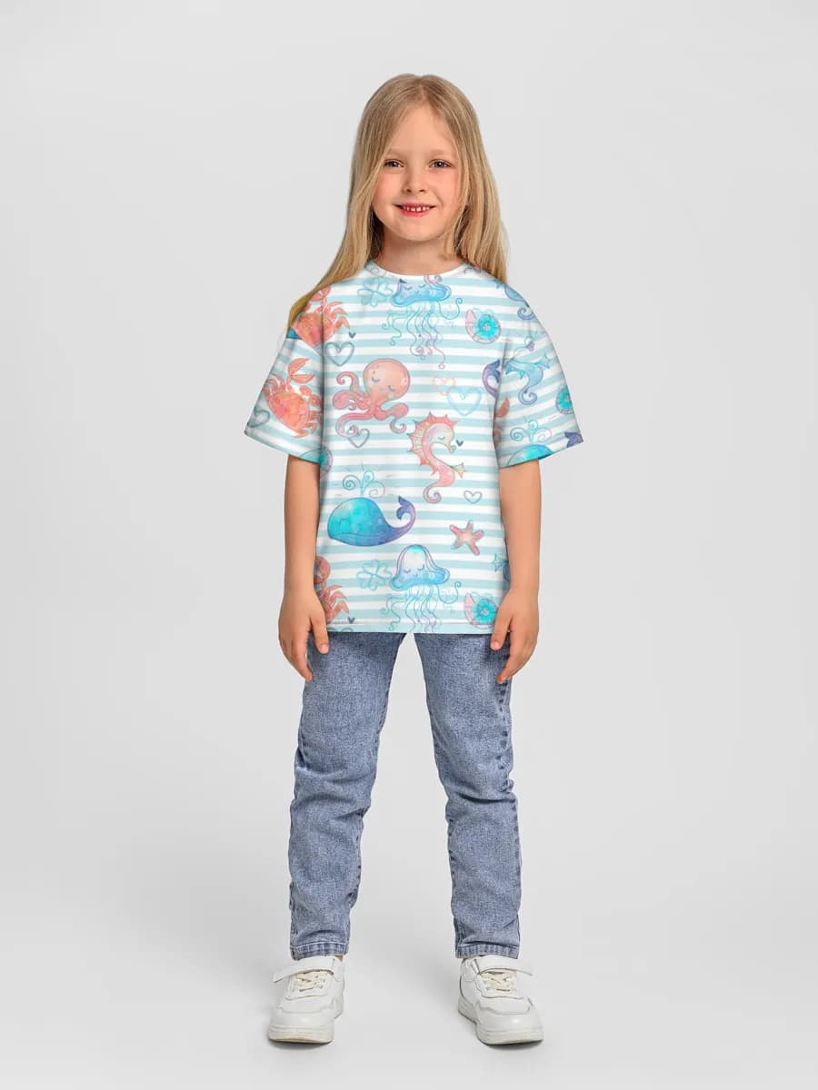 Children's T-shirt. Oversized
