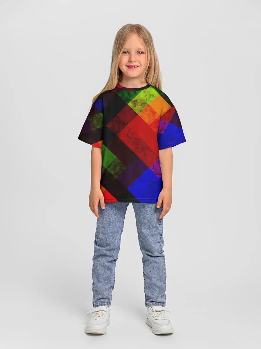Colorful Argyle Squares