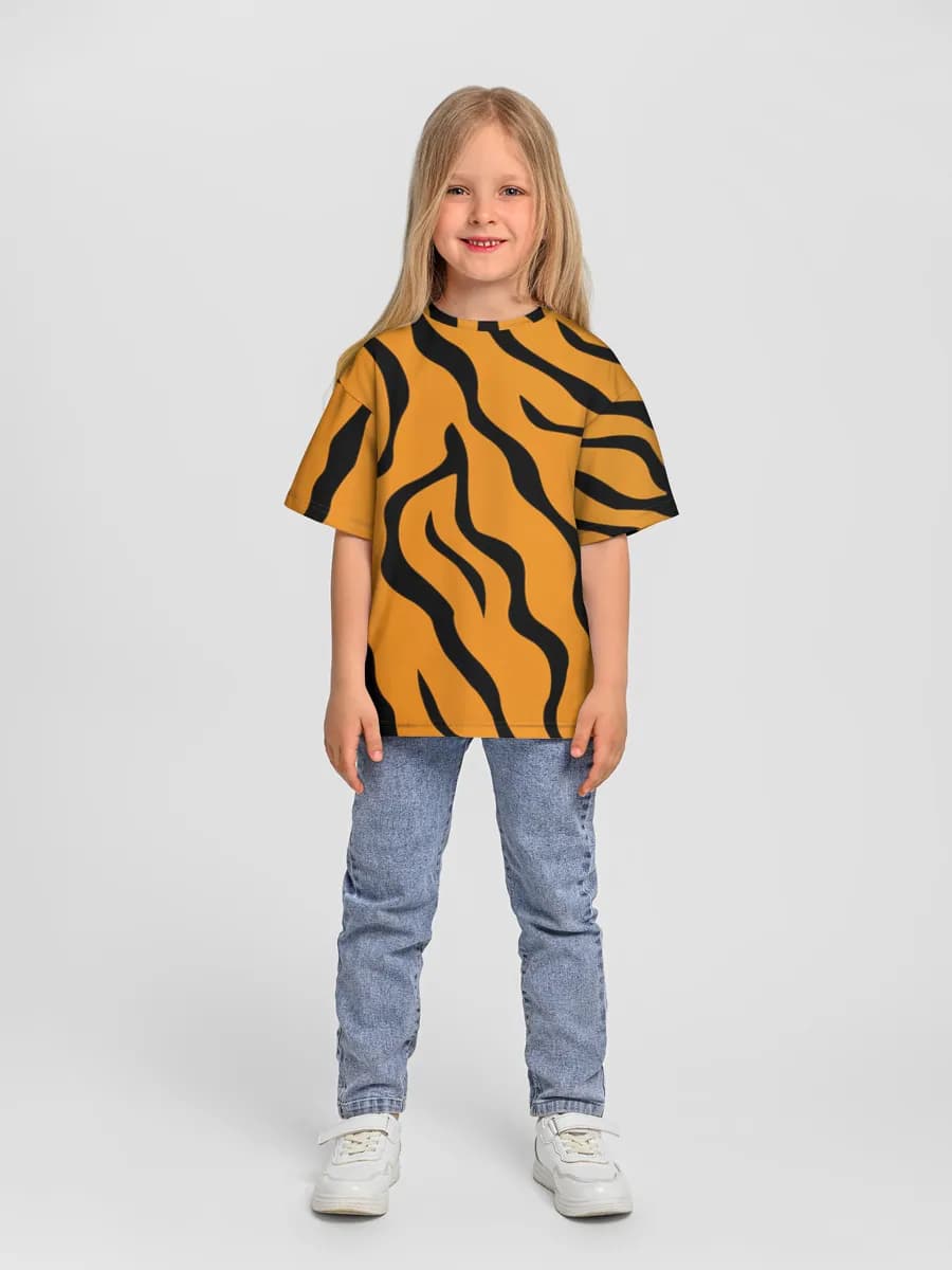 Orange Tiger Stripes