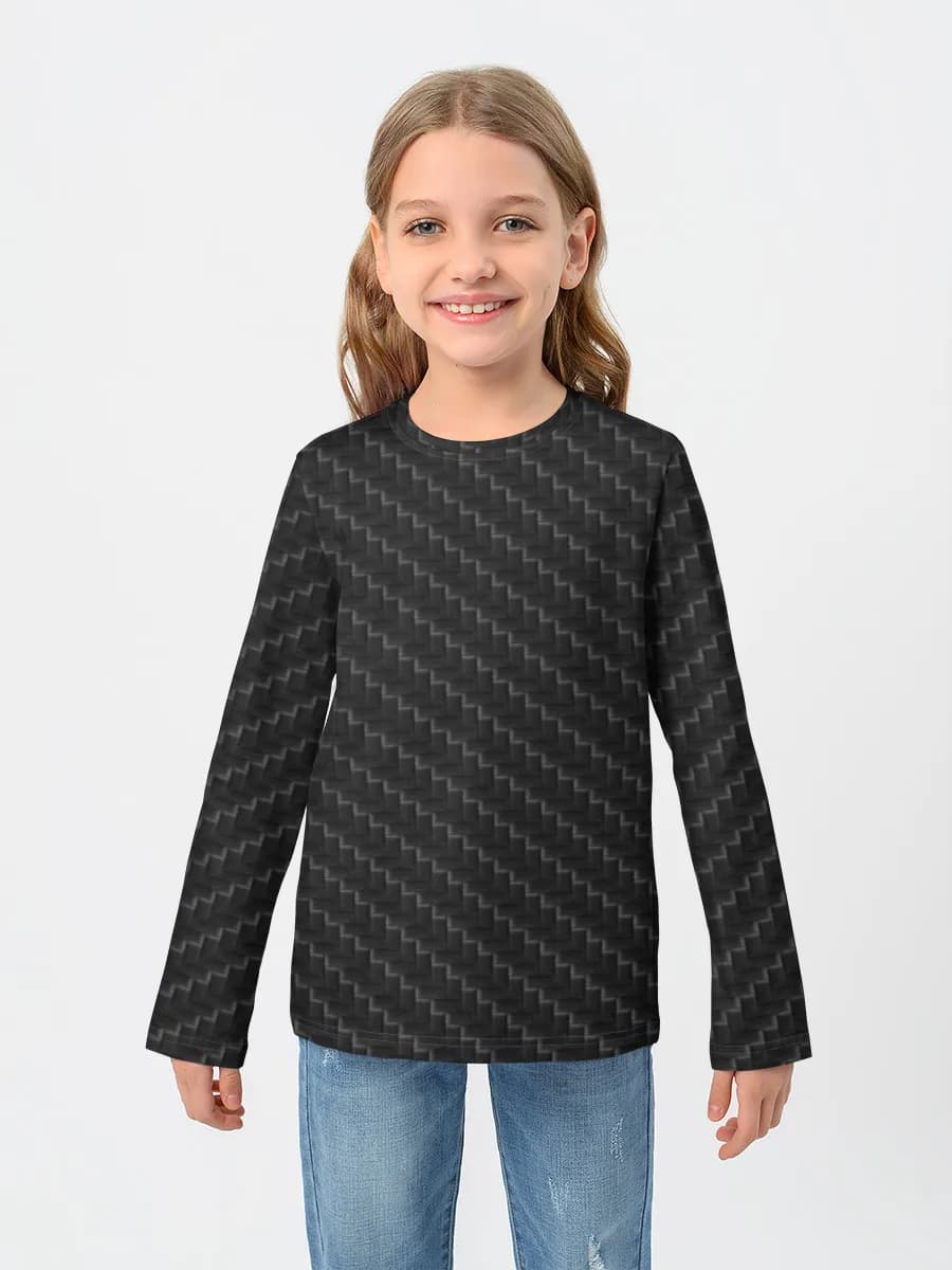 Children's cotton long sleeve shirt