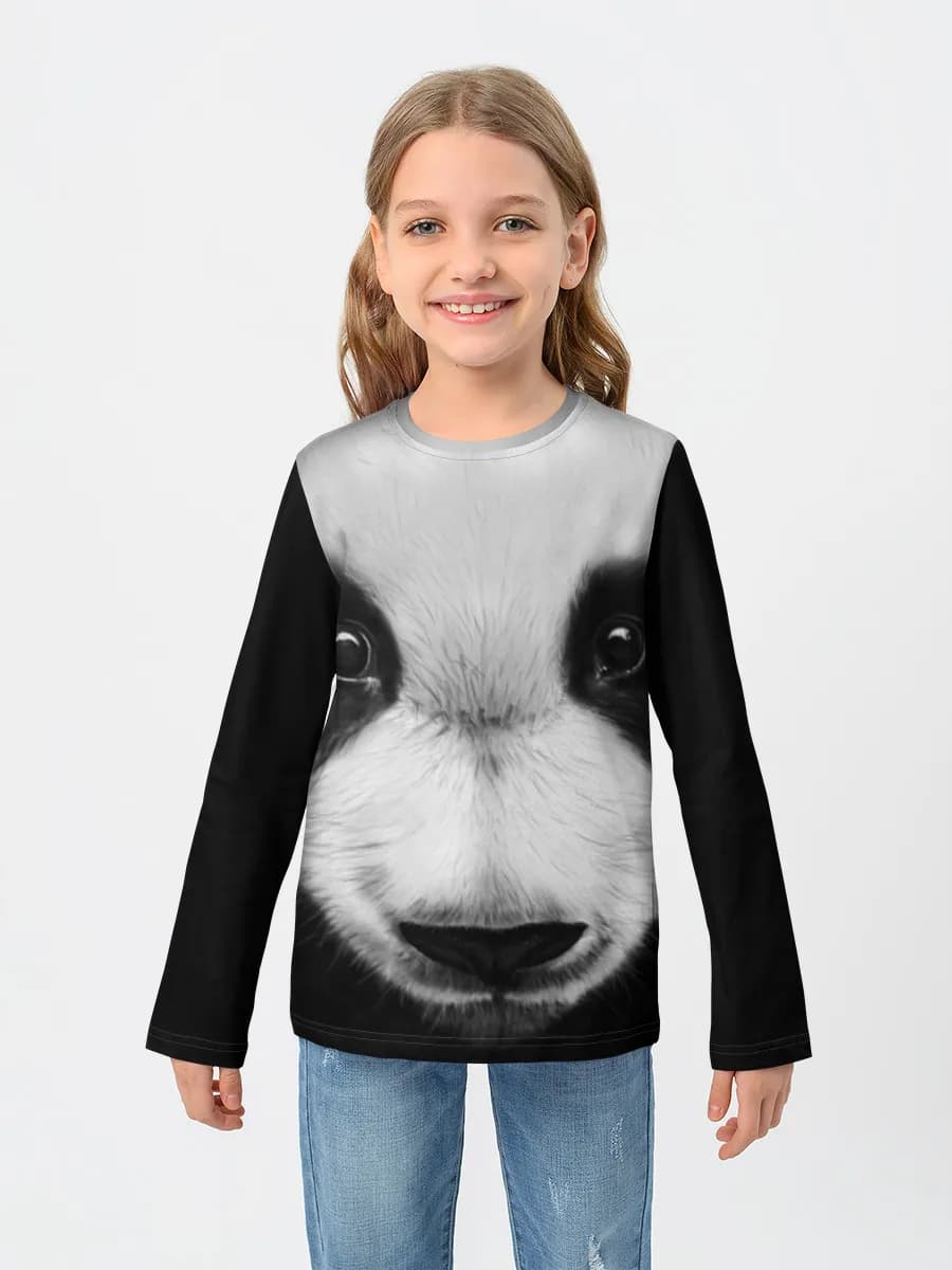 Children's cotton long sleeve shirt