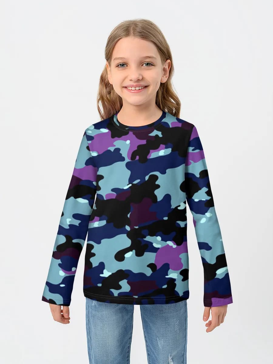 Blue Purple Camo