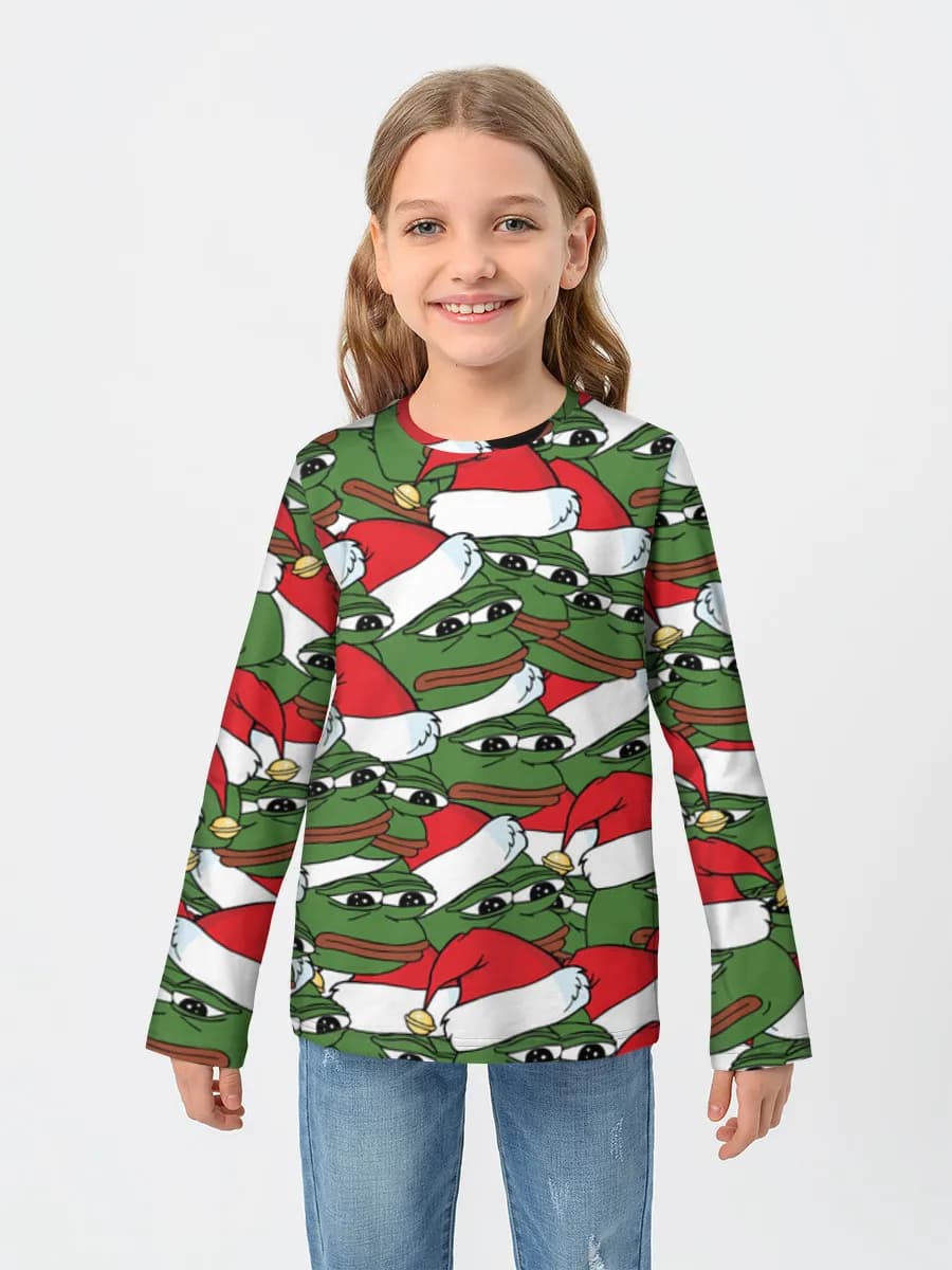 Children's cotton long sleeve shirt