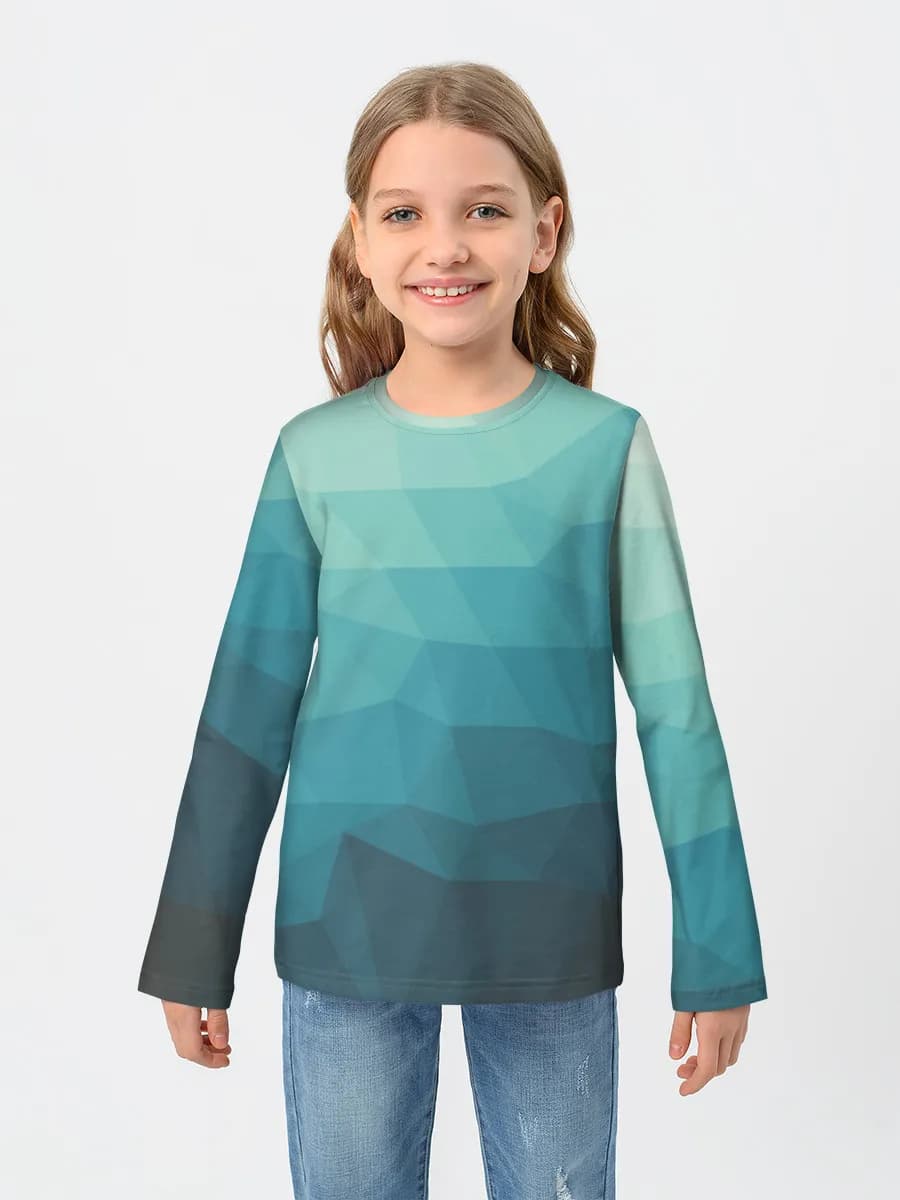 Children's cotton long sleeve shirt