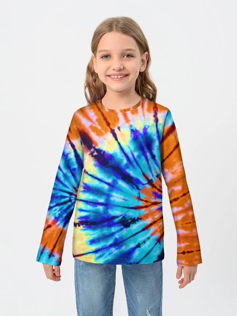 Children's cotton long sleeve shirt