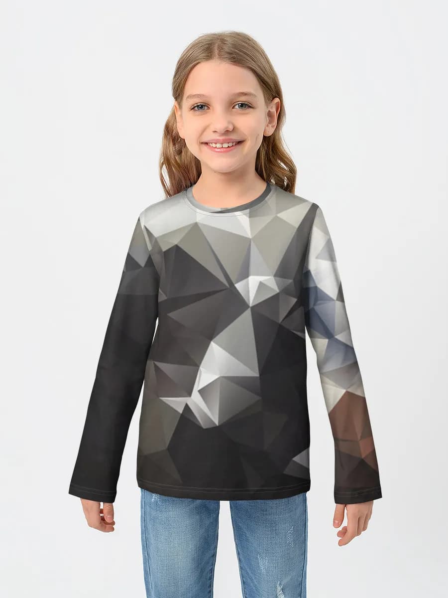 Children's cotton long sleeve shirt
