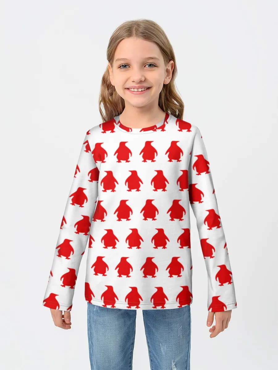 Children's cotton long sleeve shirt