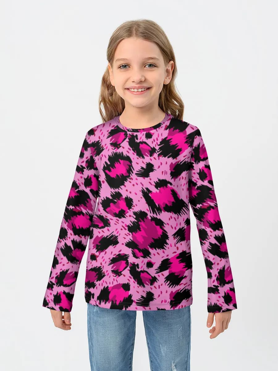 Children's cotton long sleeve shirt