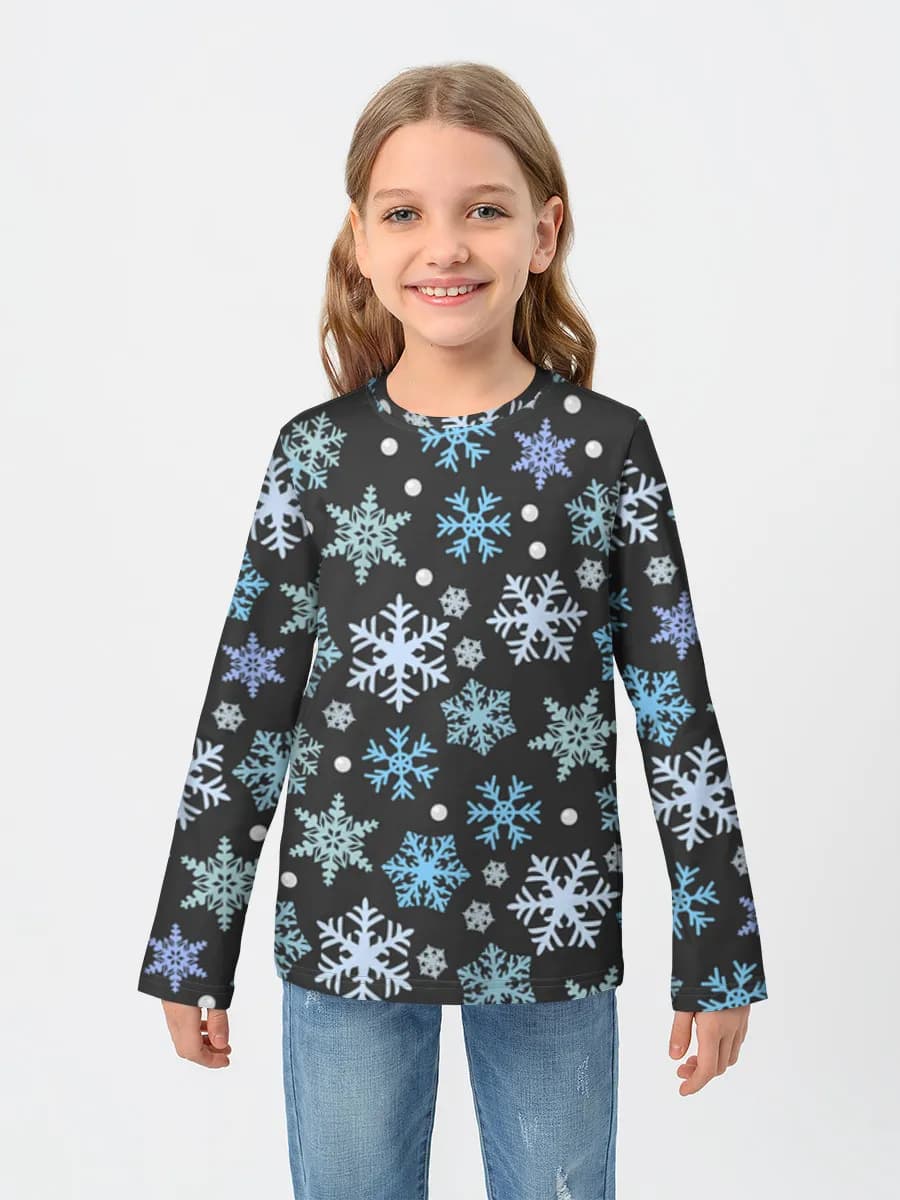 Children's cotton long sleeve shirt