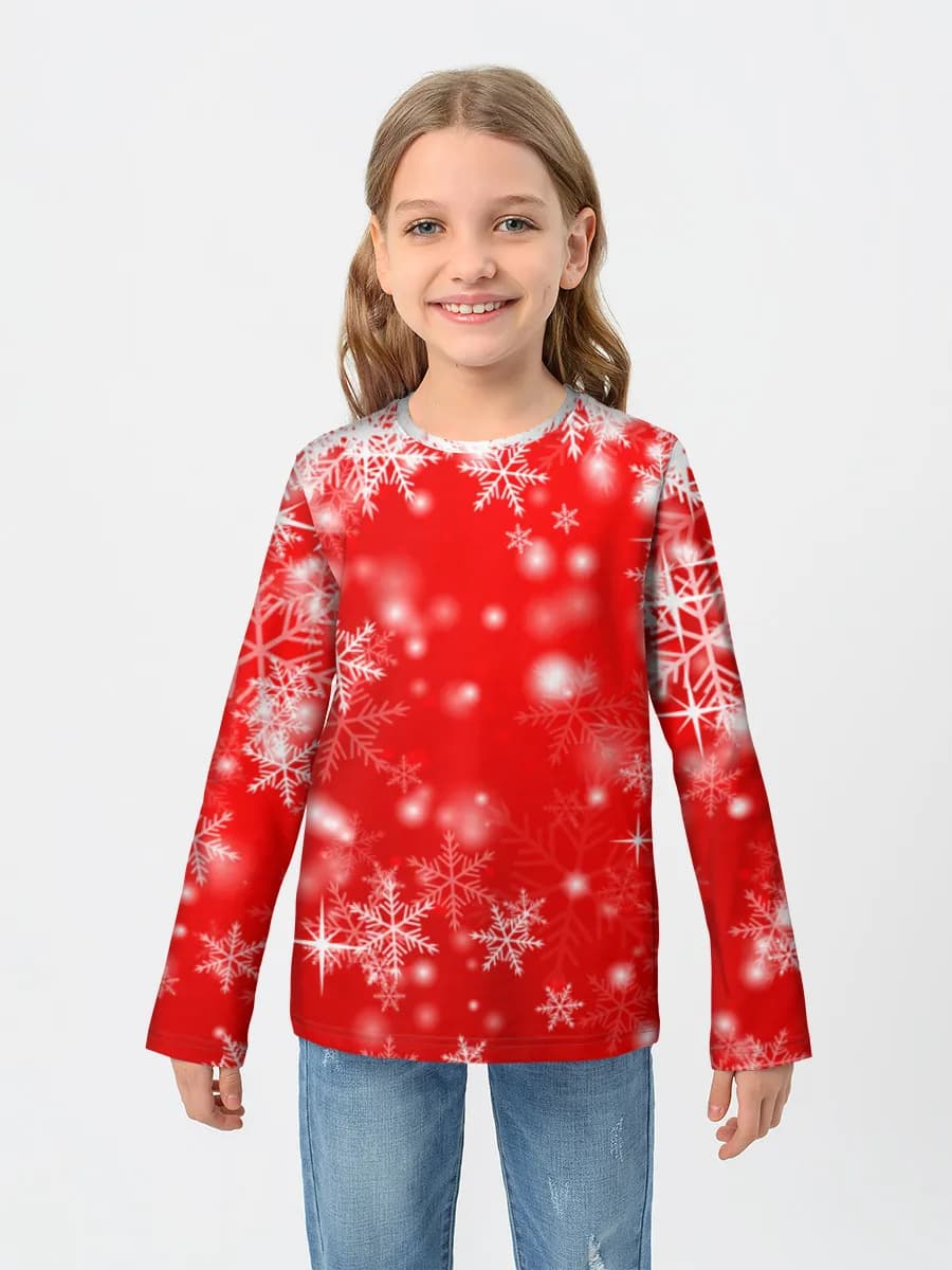 Children's cotton long sleeve shirt