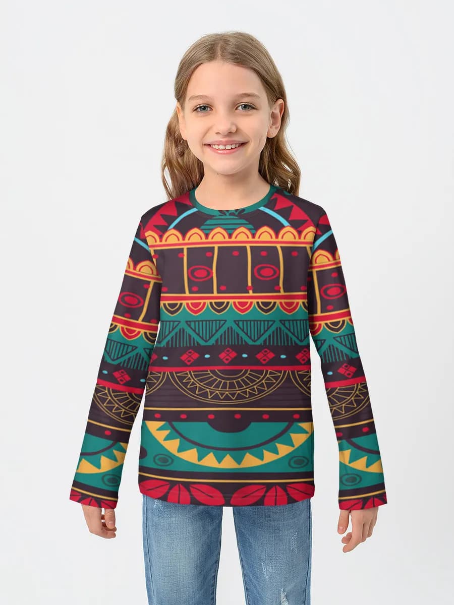 Boho Tribal Geometric Stripes