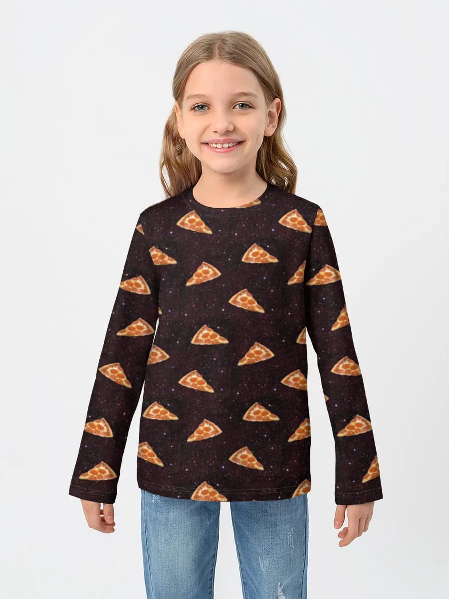 Children's cotton long sleeve shirt