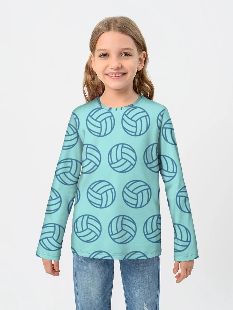 Children's cotton long sleeve shirt