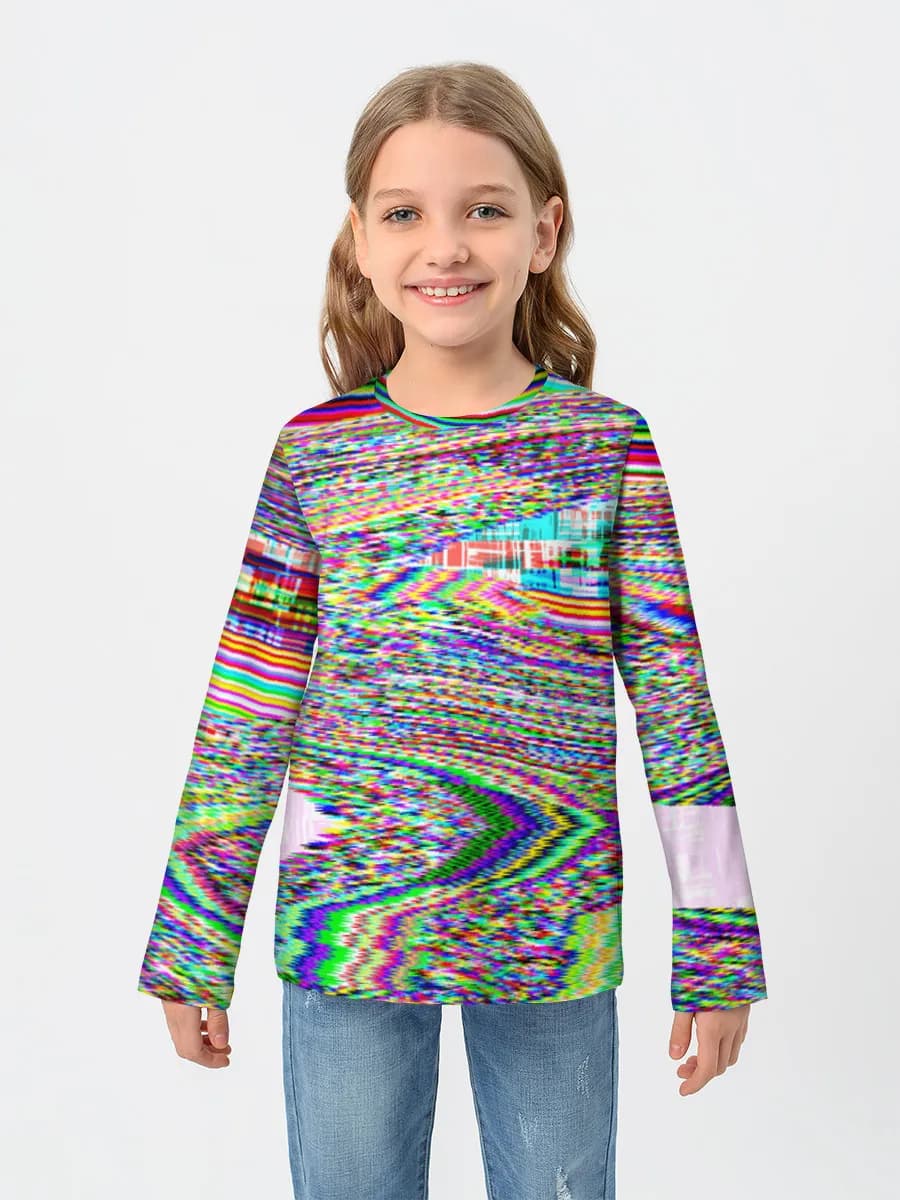 Rainbow Glitch Static