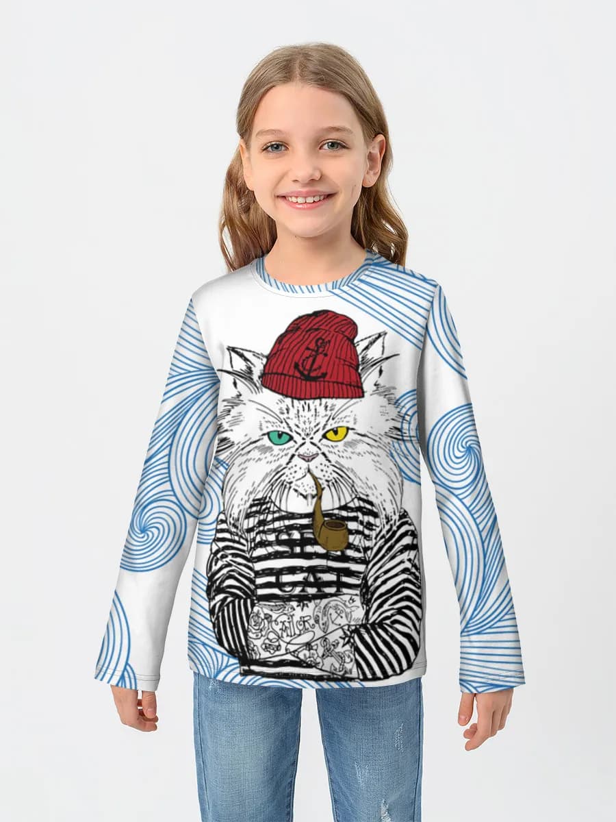 Grumpy Sailor Cat