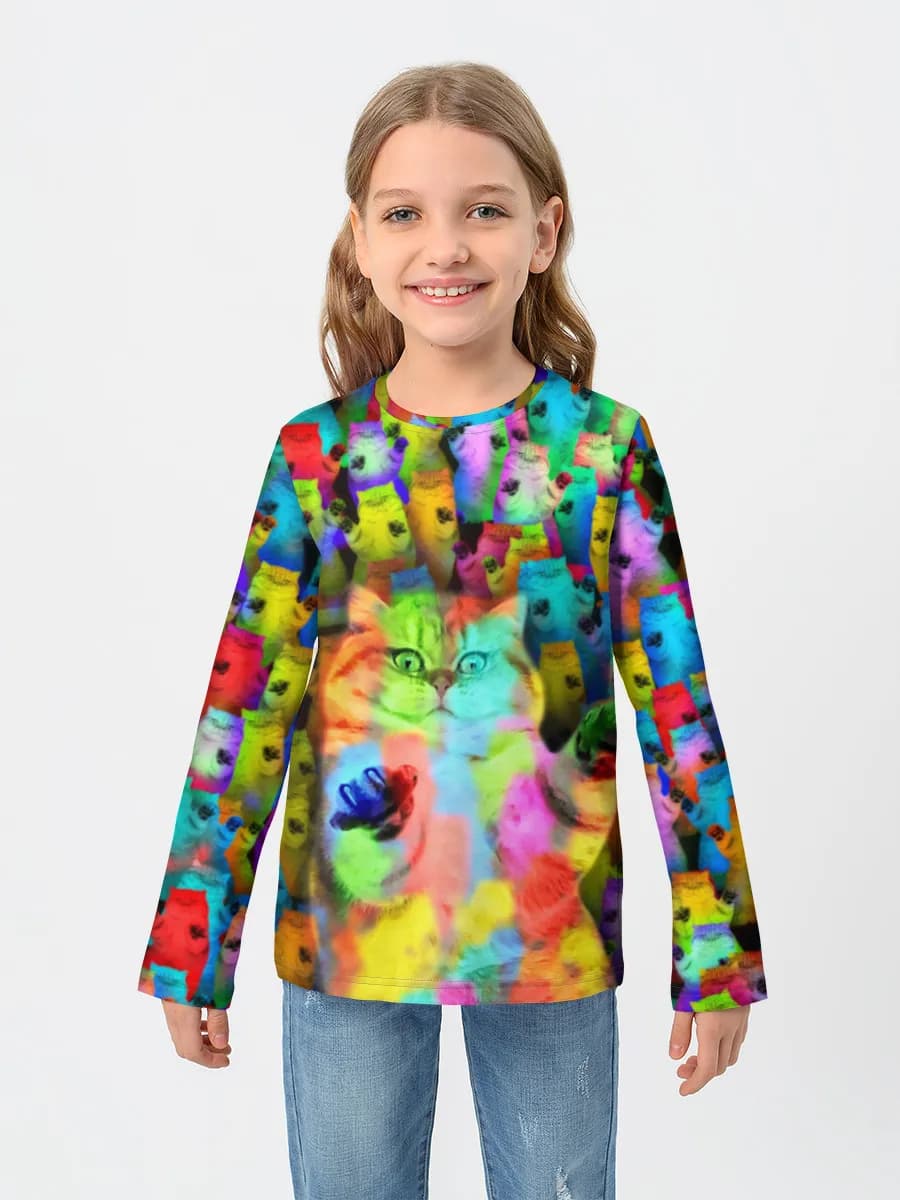 Psychedelic Rainbow Cats