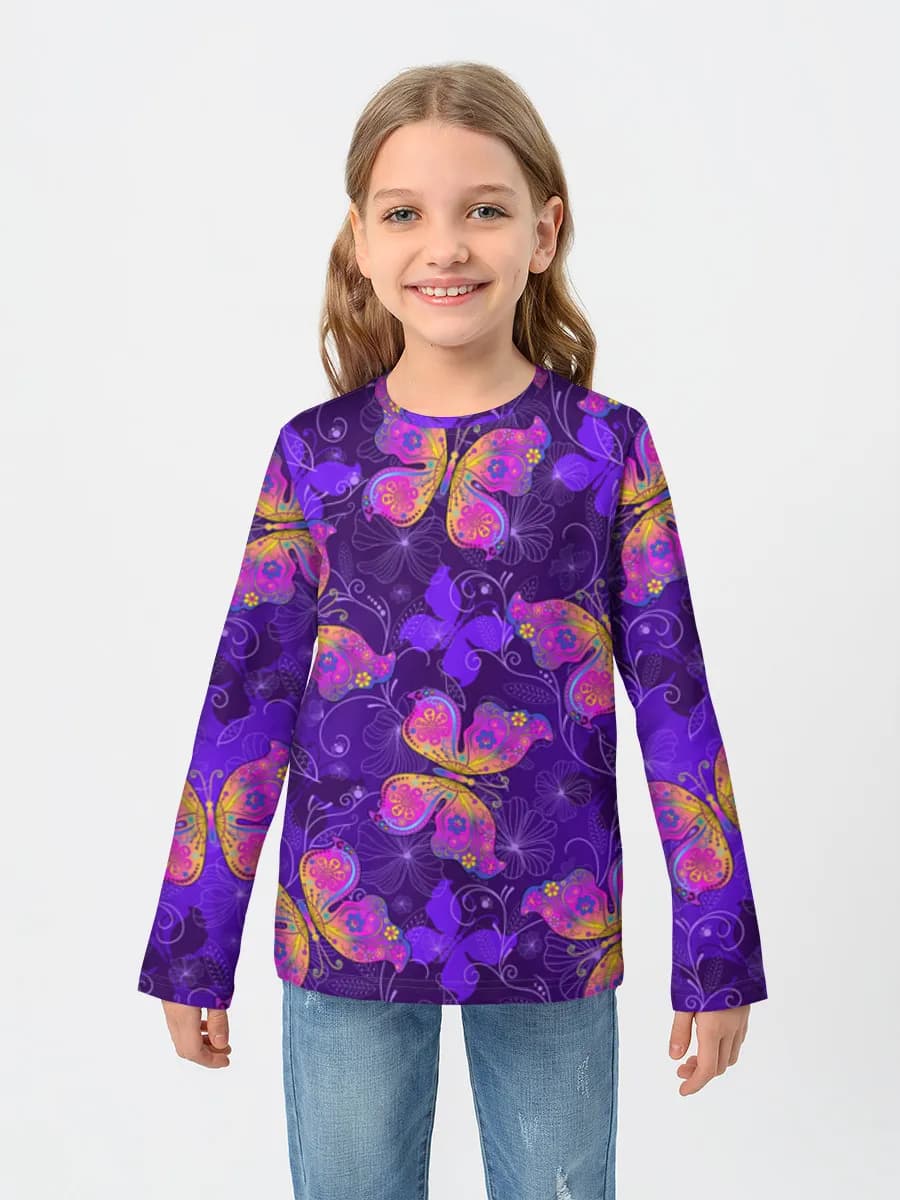 Vibrant Purple Butterflies