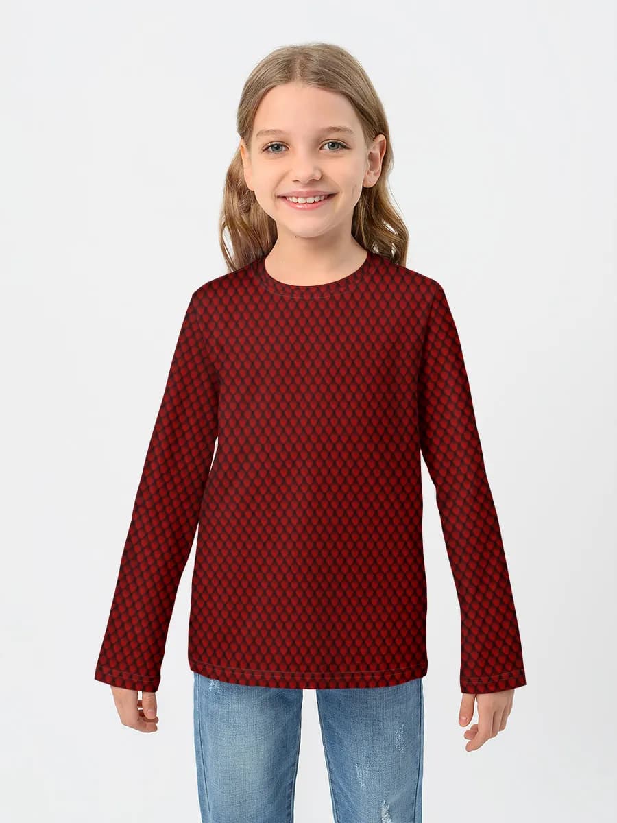 Children's cotton long sleeve shirt