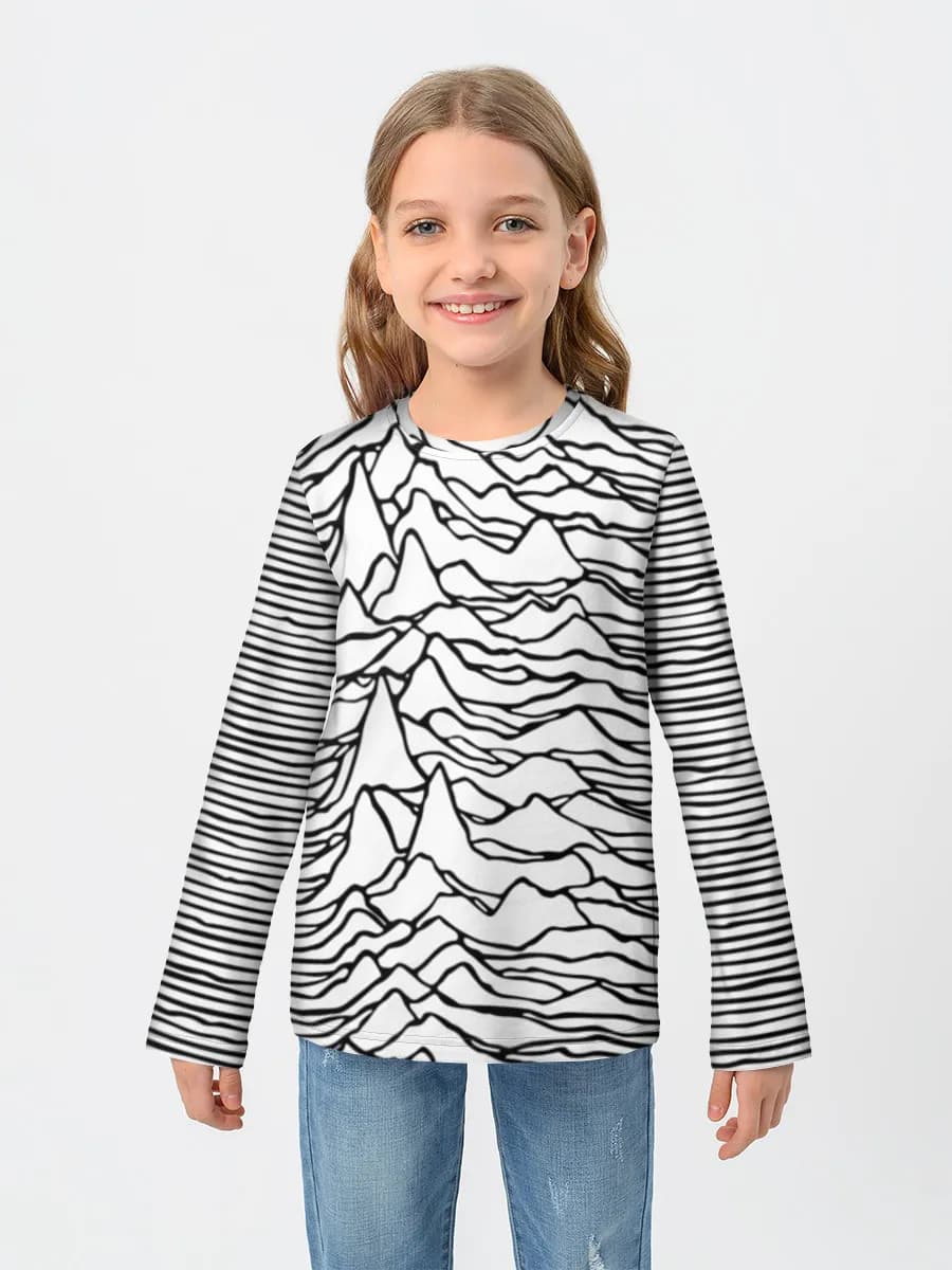 Children's cotton long sleeve shirt