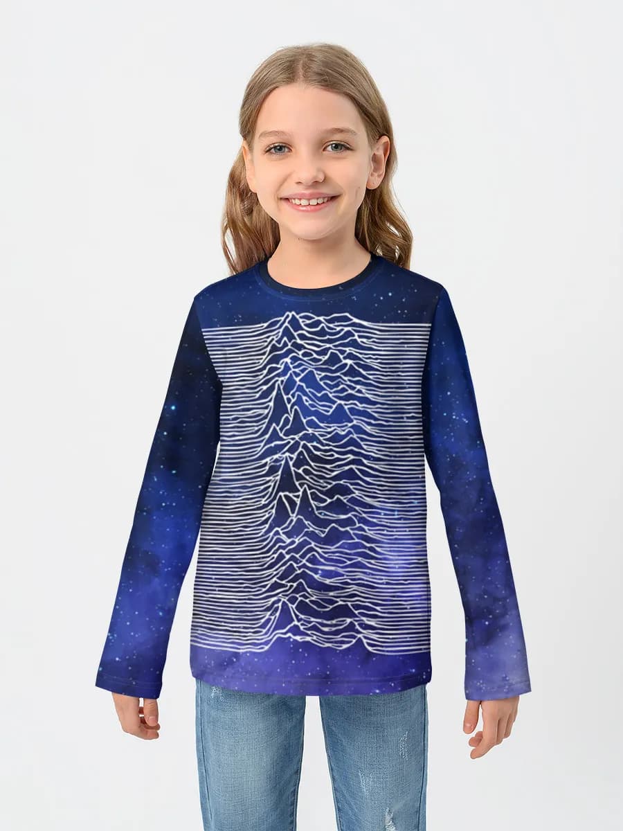 Children's cotton long sleeve shirt