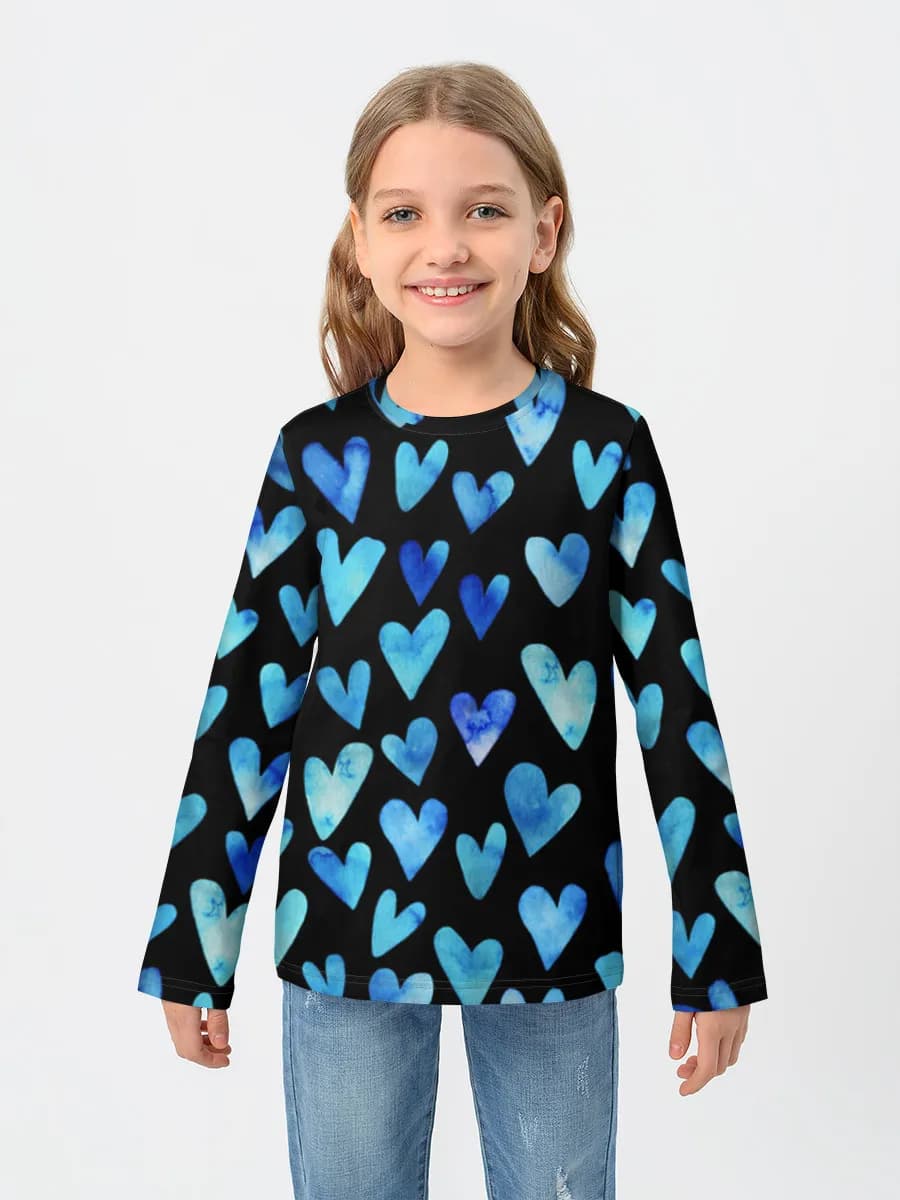 Children's cotton long sleeve shirt