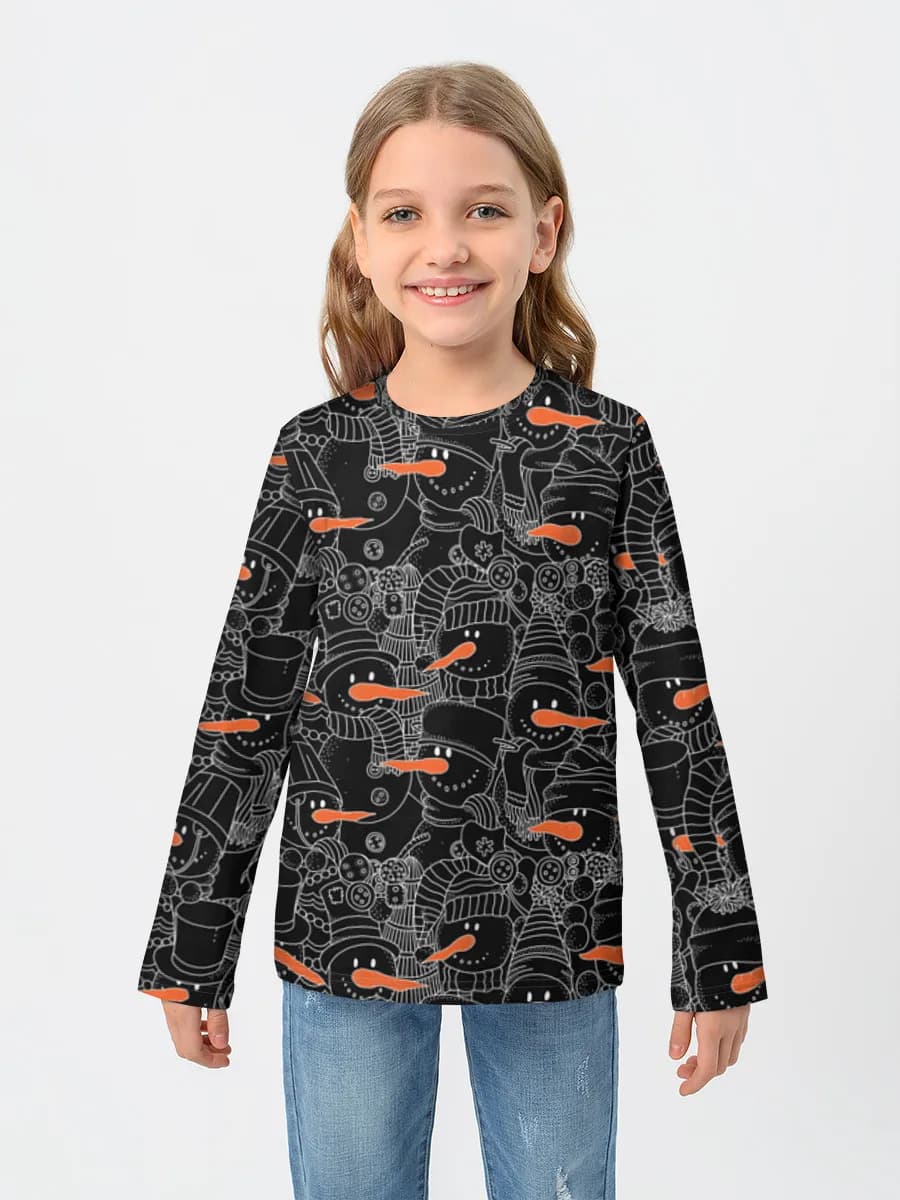 Children's cotton long sleeve shirt