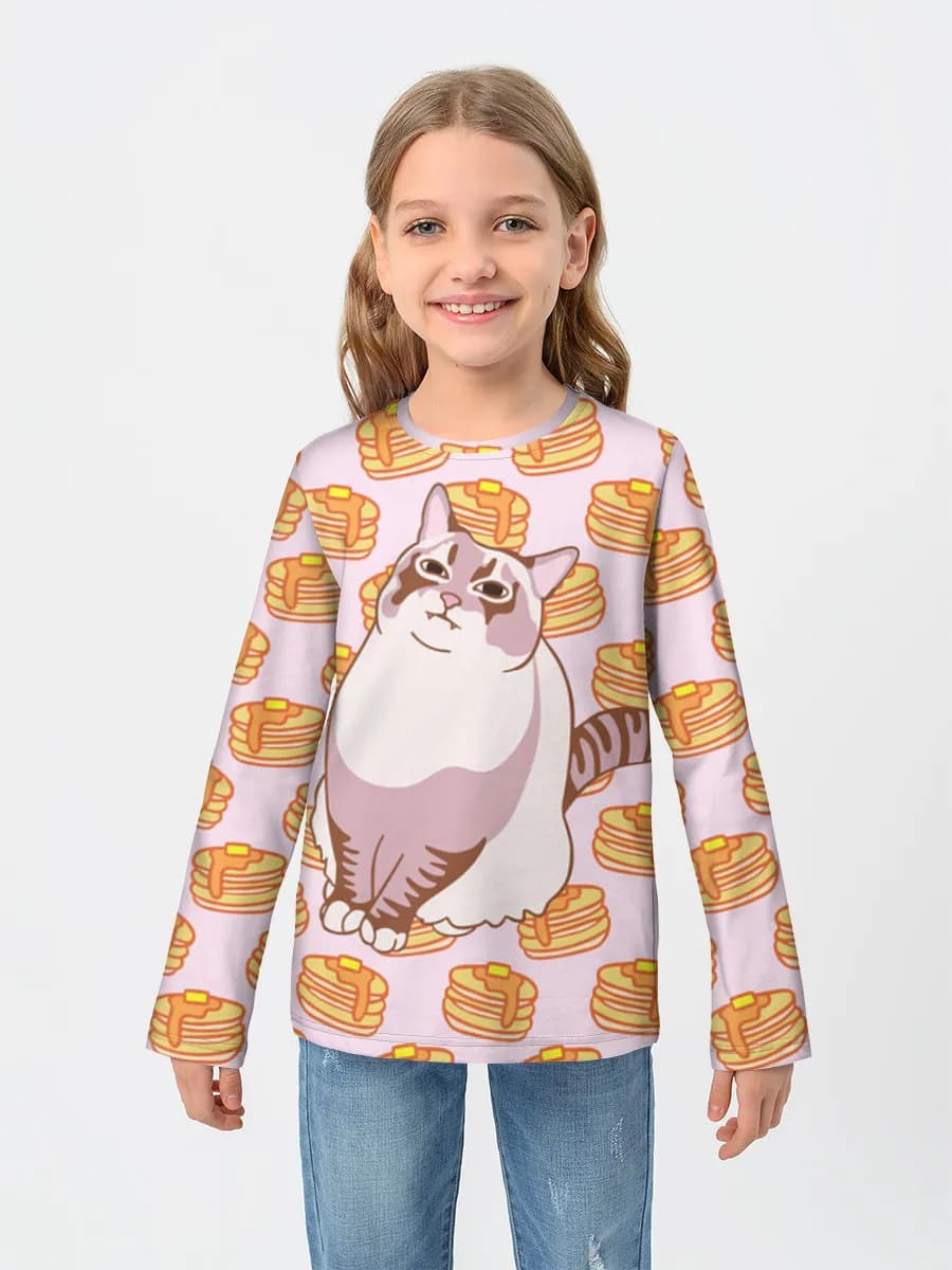 Children's cotton long sleeve shirt
