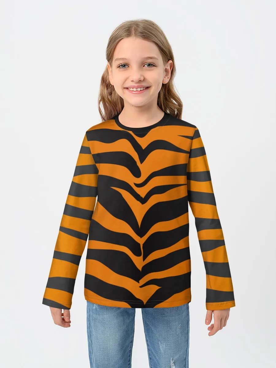 Children's cotton long sleeve shirt