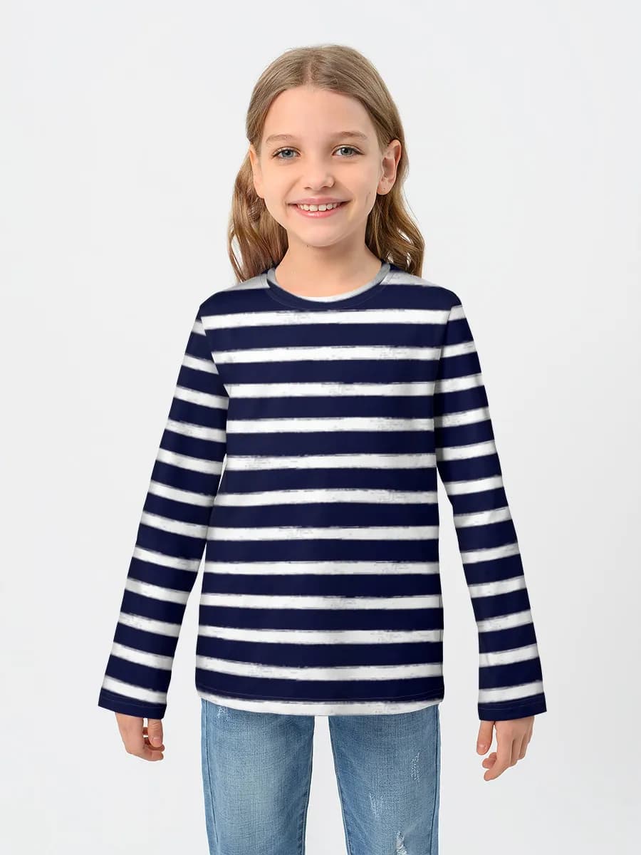Children's cotton long sleeve shirt