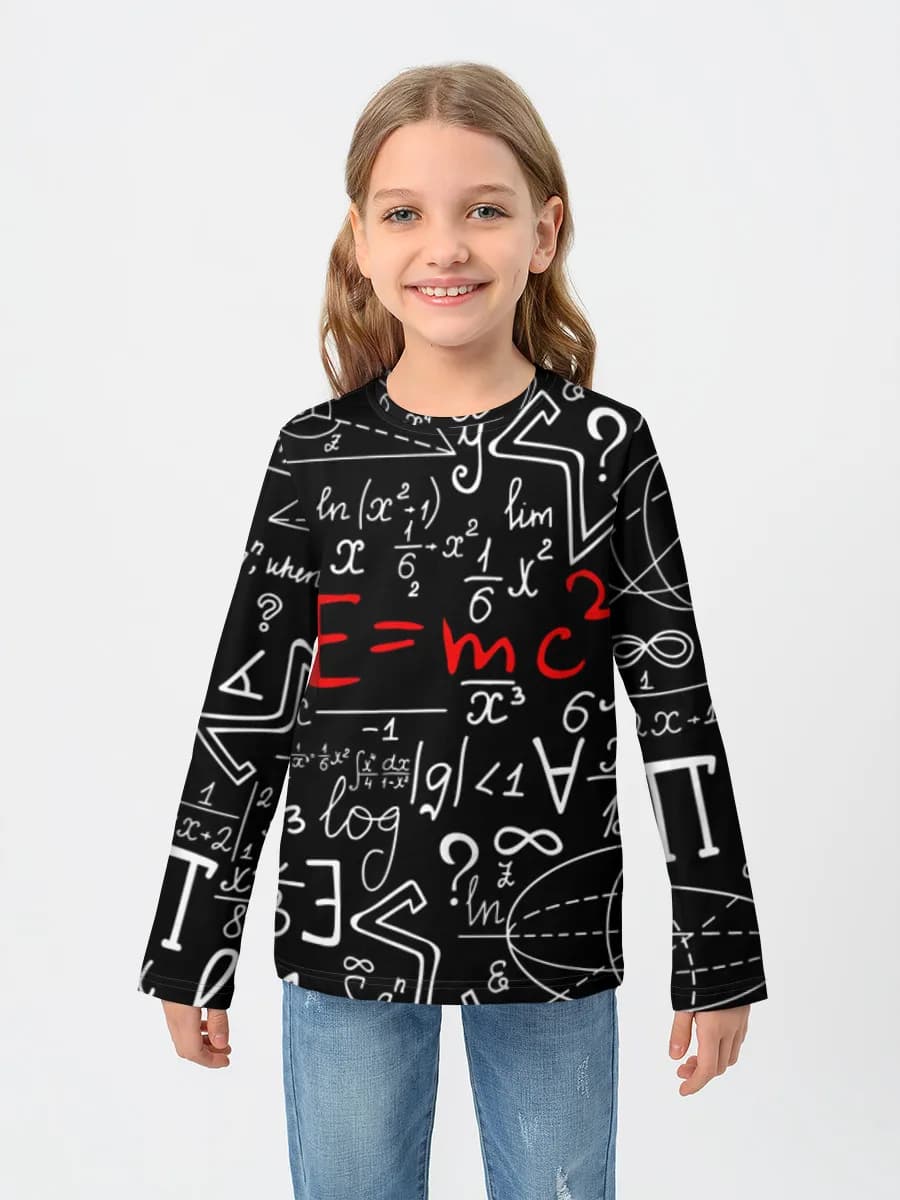 Children's cotton long sleeve shirt