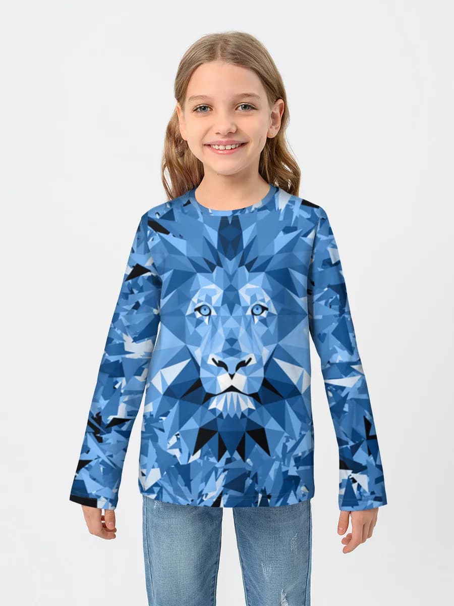 Children's cotton long sleeve shirt
