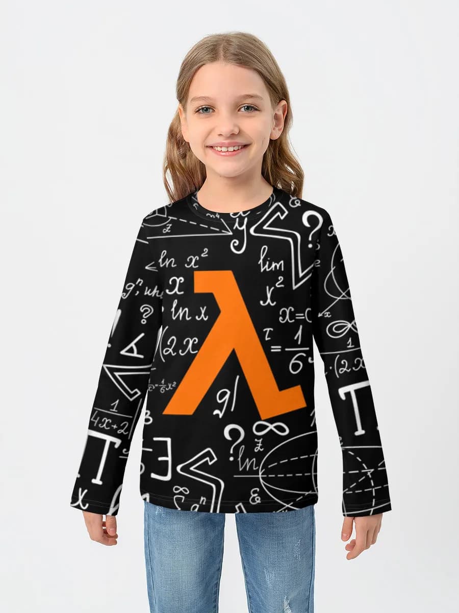 Children's cotton long sleeve shirt