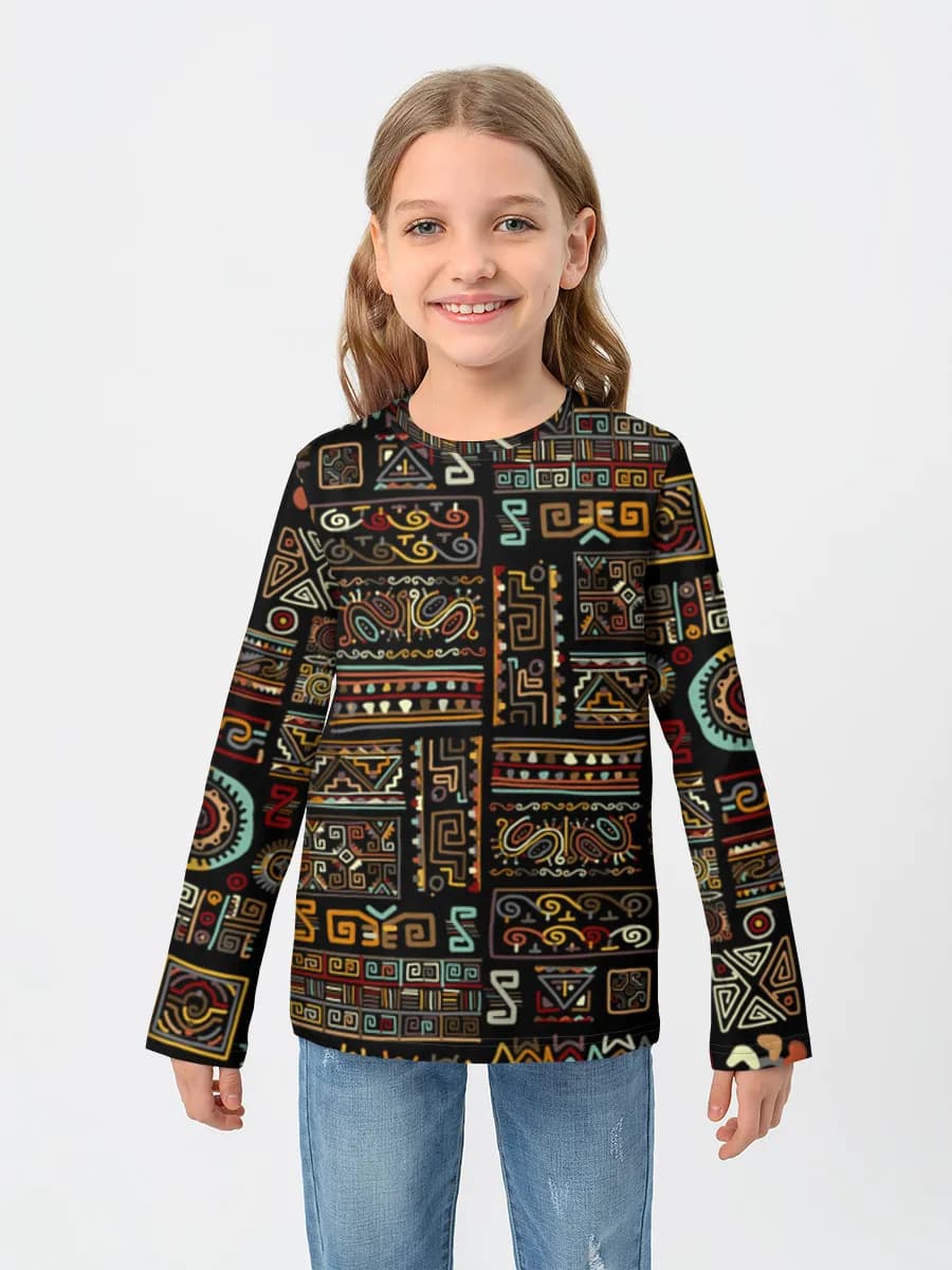 Aztec Tribal Geometric Motifs