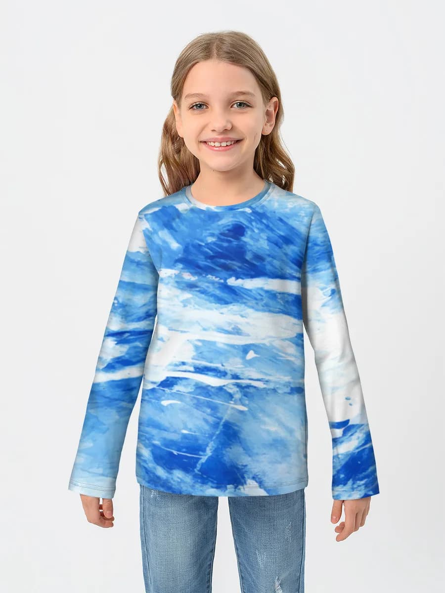 Blue Watercolor Waves
