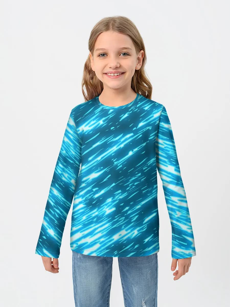 Children's cotton long sleeve shirt