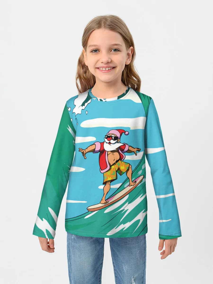 Children's cotton long sleeve shirt
