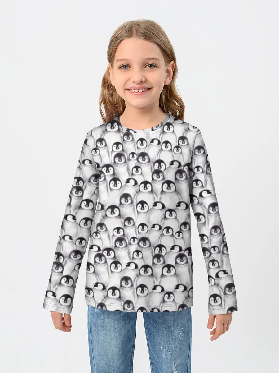 Children's cotton long sleeve shirt