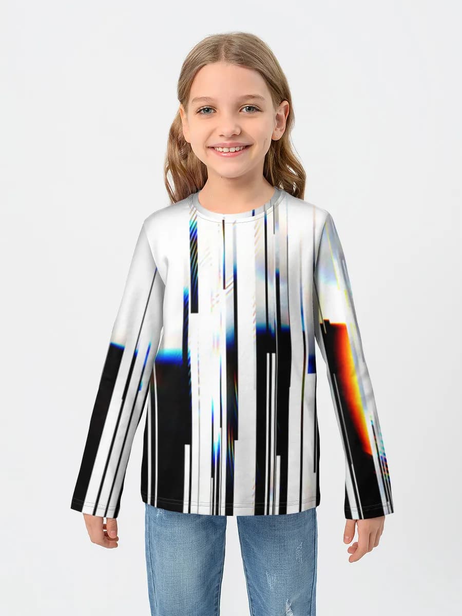 Children's cotton long sleeve shirt