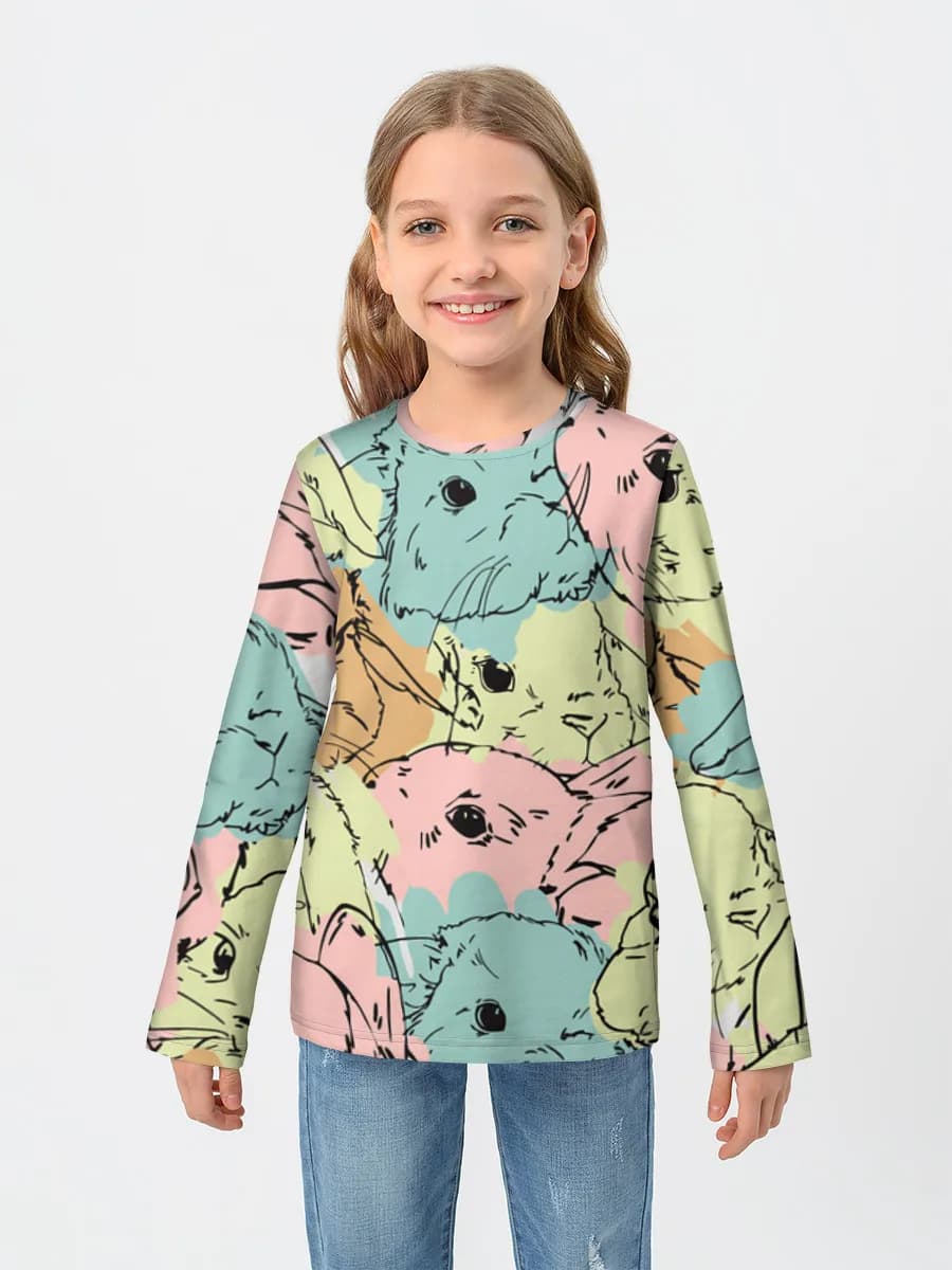 Children's cotton long sleeve shirt