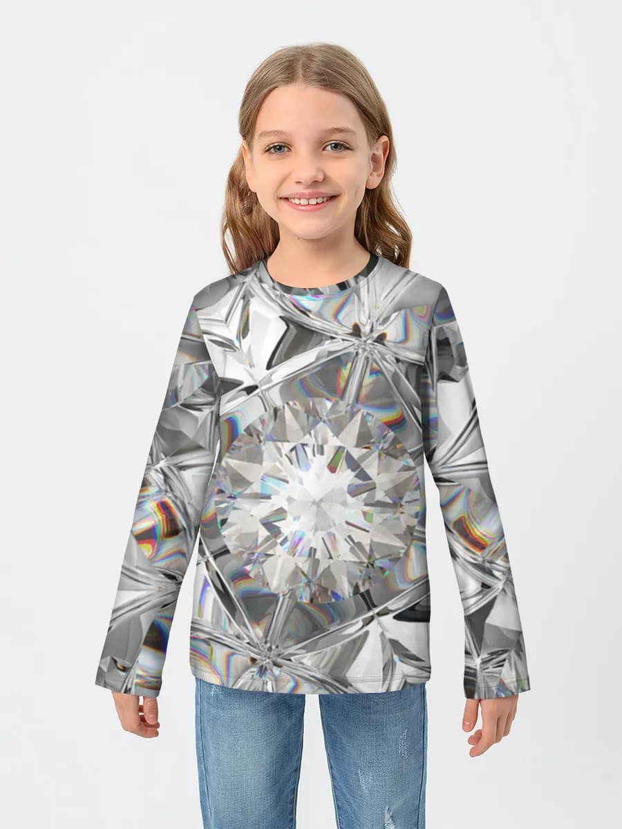 Iridescent Diamond Facets