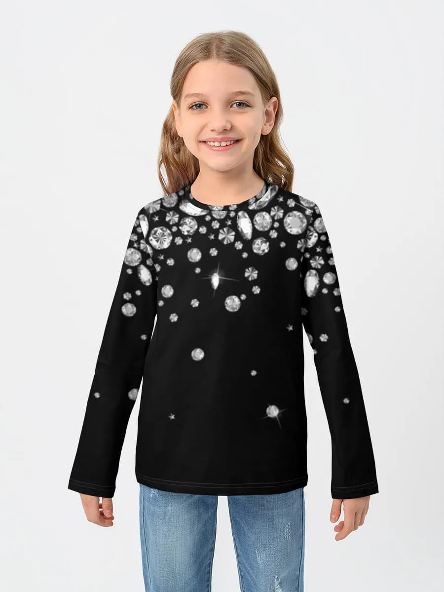 Children's cotton long sleeve shirt