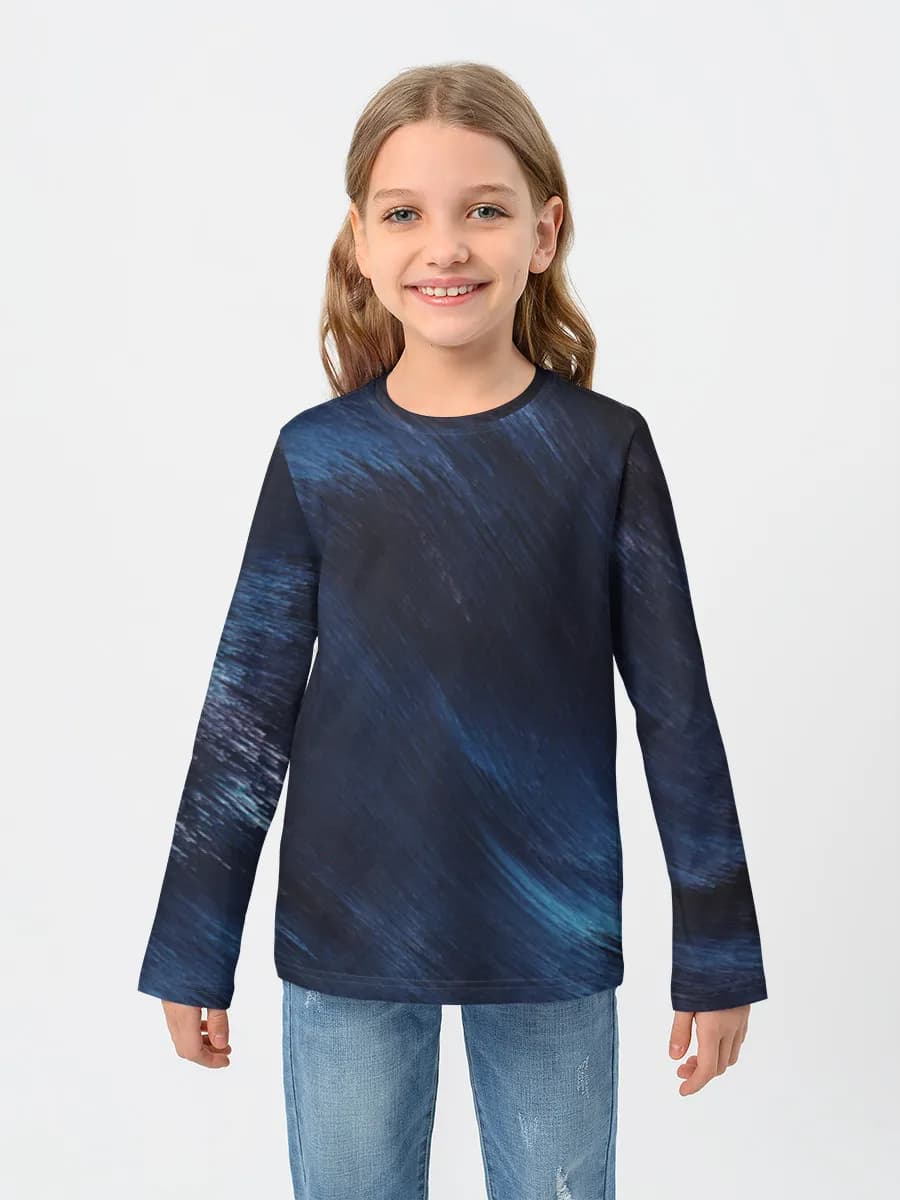 Midnight Blue Swirl
