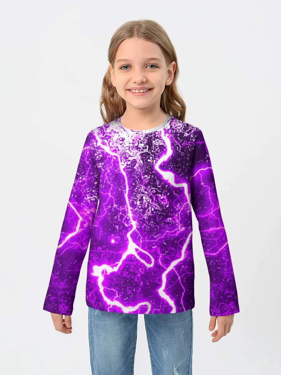 Children's cotton long sleeve shirt