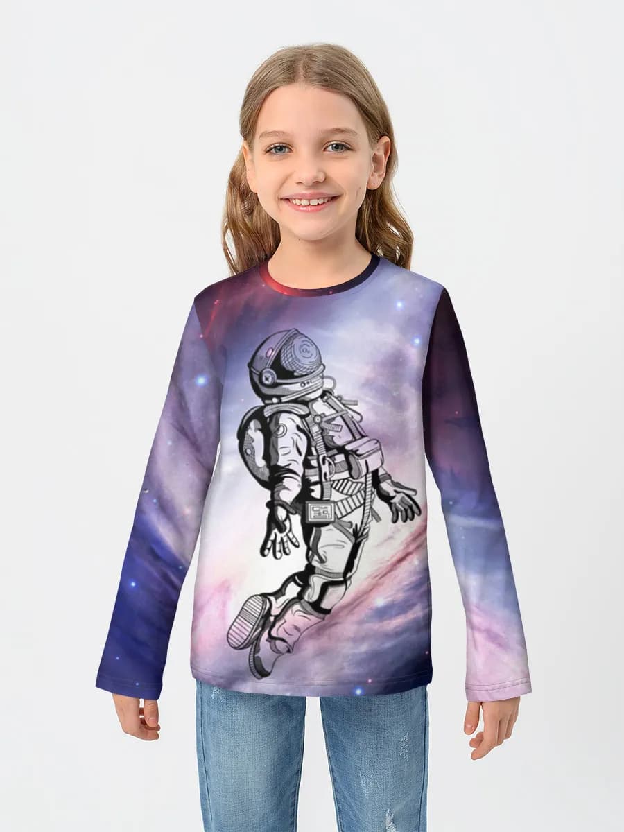 Children's cotton long sleeve shirt